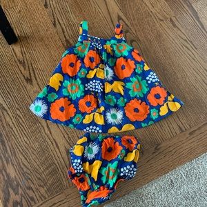 Marimekko for Target blue dress with bloomers